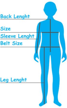 Anıl Kids Boys' Size Chart Measurements