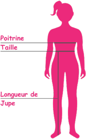 Mesures du Tableau des Tailles pour Filles d'Anıl Kids