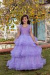 Yankee 7-11 Years Old Girl Dress 30076 Lilac